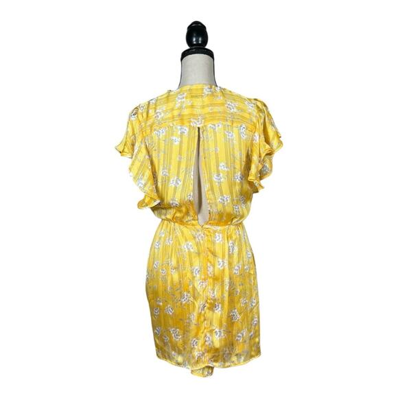 Sabina Musayev Emmanuelle Dress In Yellow Print - Picture 4 of 6